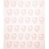 imageJay Franco Disney Mickey Mouse Faces Feather Knit Fluffy Throw Blanket  Fuzzy Blanket Measures 50 x 60 Inch  Super Soft Lightweight BeddingPink  Hello Kitty 01
