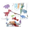 imageJay Franco Blippi Dino Fun 5 Piece Full Bed Set  Includes Comforter ampamp Sheet Set Bedding  Super Soft Fade Resistant Microfiber Official Blippi Product