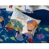 imageJay Franco Blippi Dino Fun 5 Piece Full Bed Set  Includes Comforter ampamp Sheet Set Bedding  Super Soft Fade Resistant Microfiber Official Blippi Product