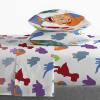 imageJay Franco Blippi Dino Fun 5 Piece Full Bed Set  Includes Comforter ampamp Sheet Set Bedding  Super Soft Fade Resistant Microfiber Official Blippi Product