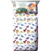 imageJay Franco Blippi Dino Fun 5 Piece Full Bed Set  Includes Comforter ampamp Sheet Set Bedding  Super Soft Fade Resistant Microfiber Official Blippi Product