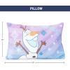 imageJay Franco Disney Frozen Let It Go 3 Piece Sleepover Set  Cozy ampamp Warm Slumber Bag with Pillow ampamp Eye Mask
