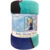 imageJay Franco Disney Frozen Springtime Sherpa Throw Blanket  Measures 50 x 60 inches Kids Bedding Features Elsa ampamp Anna  Fade Resistant Super SoftBlue  Frozen