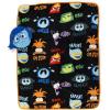 imageJay Franco Disney Pixar Inside Out Sadness Nogginz Set  40 x 50 Inch Lightweight Travel Throw Blanket ampamp Pillow  Kids Super Soft 2 Piece Bedding SetBlack  Sadness