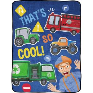 imageJay Franco Blippi Thats So Cool Throw Blanket  Measures 46 x 60 inches Kids Bedding  Fade Resistant Super Soft Fleece