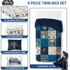 imageJay Franco Kids Comforter Set Includes Sheets and Pillow Covers  Soft and Cozy Bed Set for Stylish Room Decor Black  Spiderman 7 Piece Full BeddingBlue  Star Wars 01