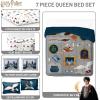 imageJay Franco Kids Comforter Set Includes Sheets and Pillow Covers  Soft and Cozy Bed Set for Stylish Room Decor Black  Spiderman 7 Piece Full BeddingDark Grey  Harry Potter