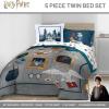 imageJay Franco Kids Comforter Set Includes Sheets and Pillow Covers  Soft and Cozy Bed Set for Stylish Room Decor Black  Spiderman 7 Piece Full BeddingDark Grey  Harry Potter