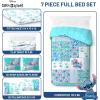 imageJay Franco Kids Comforter Set Includes Sheets and Pillow Covers  Soft and Cozy Bed Set for Stylish Room Decor Black  Spiderman 7 Piece Full BeddingMulti  Lilo and Stitch 02