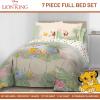 imageJay Franco Kids Comforter Set Includes Sheets and Pillow Covers  Soft and Cozy Bed Set for Stylish Room Decor Black  Spiderman 7 Piece Full BeddingMulti  Lion King