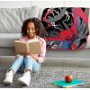 imageJay Franco Kids Plush Throw Blanket  Soft ampamp Comfy 46x60 Inches Throw for Couch or Bed  Cozy Home Dcor for Living Room ampamp Bedroom Black  Spiderman