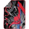 imageJay Franco Kids Plush Throw Blanket  Soft ampamp Comfy 46x60 Inches Throw for Couch or Bed  Cozy Home Dcor for Living Room ampamp Bedroom Black  Spiderman