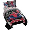 imageJay Franco Kids Comforter Set Includes Sheets and Pillow Covers  Soft and Cozy Bed Set for Stylish Room Decor Black  Spiderman 7 Piece Full BeddingBlack  Spiderman