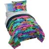 imageJay Franco Kids Comforter Set Includes Sheets and Pillow Covers  Soft and Cozy Bed Set for Stylish Room Decor Black  Spiderman 7 Piece Full BeddingBlack  Cars