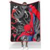 imageJay Franco Kids Plush Throw Blanket  Soft ampamp Comfy 40x50 Inches Throw for Couch or Bed  Cozy Home Dcor for Living Room ampamp Bedroom Black  Spiderman