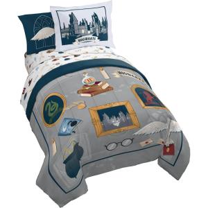 imageJay Franco Kids Comforter Set Includes Sheets and Pillow Covers  Soft and Cozy Bed Set for Stylish Room Decor Black  Spiderman 7 Piece Full BeddingDark Grey  Harry Potter