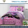 imageJay Franco Kids Comforter Set Includes Sheets and Pillow Covers  Soft and Cozy Bed Set for Stylish Room Decor Pink  Monster Jam 7 Piece Full Bedding