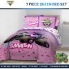 imageJay Franco Kids Comforter Set Includes Sheets and Pillow Covers  Soft and Cozy Bed Set for Stylish Room Decor Pink  Monster Jam 7 Piece Queen Bedding
