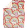 imageJay Franco Kids Plush Throw Blanket Soft ampamp Comfy Throw for Couch or Bed  Cozy Home Dcor for Living Room ampamp Bedroom Blue  Monster Jam 40x50  Travel BlanketMulti  Hello Kitty