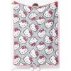 imageJay Franco Kids Plush Throw Blanket Soft ampamp Comfy Throw for Couch or Bed  Cozy Home Dcor for Living Room ampamp Bedroom Blue  Monster Jam 40x50  Travel BlanketGray  Hello Kitty