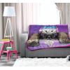 imageJay Franco Kids Plush Throw Blanket Soft ampamp Comfy Throw for Couch or Bed  Cozy Home Dcor for Living Room ampamp Bedroom Blue  Monster Jam 40x50  Travel BlanketPurple  Monster Jam