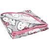 imageJay Franco Kids Plush Throw Blanket Soft ampamp Comfy Throw for Couch or Bed  Cozy Home Dcor for Living Room ampamp Bedroom Blue  Monster Jam 40x50  Travel BlanketGray  Hello Kitty