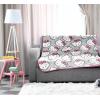 imageJay Franco Kids Plush Throw Blanket Soft ampamp Comfy Throw for Couch or Bed  Cozy Home Dcor for Living Room ampamp Bedroom Blue  Monster Jam 40x50  Travel BlanketGray  Hello Kitty