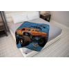 imageJay Franco Kids Plush Throw Blanket Soft ampamp Comfy Throw for Couch or Bed  Cozy Home Dcor for Living Room ampamp Bedroom Blue  Monster Jam 40x50  Travel BlanketBlue  Monster Jam