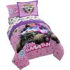 imageJay Franco Kids Comforter Set Includes Sheets and Pillow Covers  Soft and Cozy Bed Set for Stylish Room Decor Pink  Monster Jam 7 Piece Full Bedding