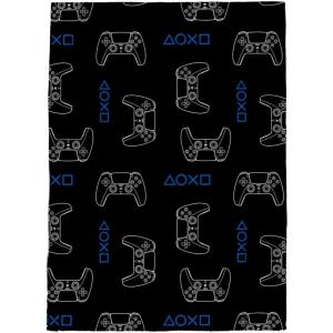 imagePlayStation Controller Throw Blanket  Measures 46 x 60 Inches  Kids Super Soft Fleece Gamer Bedding