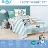 imageJay Franco Marvel Super Hero Adventures Hero Together 4 Piece Twin Bed Set  Includes Comforter ampamp Sheet Set Bedding Features The Avengers  Super Soft Fade Resistant MicrofiberMulti  Bluey