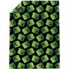 imageJay Franco Moonbug Little Baby Bum Itsy Bitsy Throw Blanket  Measures 46 x 60 inches Kids Bedding Fade Resistant Super Soft FleeceBlack  Minecraft Creeper
