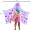imageJay Franco Nickelodeon JoJo Siwa Follow Your Dreams Hooded BathPoolBeach Towel Purple