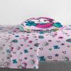 imageJay Franco Nickelodeon JoJo Siwa Unicorn Shine 4 Piece Twin Bed Set  Includes Reversible Comforter ampamp Sheet Set Bedding  Super Soft Fade Resistant Microfiber Official Nickelodeon Product