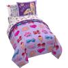 imageJay Franco Nickelodeon JoJo Siwa Sweet Life 7 Piece Full Bed Set  Includes Reversible Comforter ampamp Sheet Set Bedding  Super Soft Fade Resistant Microfiber Official Nickelodeon Product