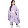imageJay Franco Nickelodeon JoJo Siwa Unicorn Throwbee  2in1 Wearable Kids Plush Throw Blanket Poncho  Fade Resistant Polyester 50 x 60 Inch Official Nickelodeon Product