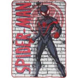 imageJay Franco Marvel Miles Morales New Kid Blanket  Measures 62 x 90 inches Kids Bedding  Fade Resistant Super Soft Fleece Official Marvel Product