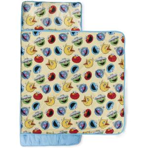 imageJay Franco Marvel Super Hero Adventures Avengers Nap Mat  Builtin Pillow and Blanket Featuring Captain America  Super Soft Microfiber KidsToddlerChildrens Bedding Age 35Yellow  Sesame Street