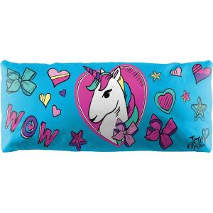 imageJay Franco Nickelodeon JoJo Siwa Decorative Body Pillow Cover  Kids Super Soft 1 Single Bed Pillow Cover  Measures 20 Inches x 54 Inches