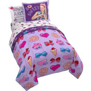 imageJay Franco Nickelodeon JoJo Siwa Sweet Life 7 Piece Full Bed Set  Includes Reversible Comforter ampamp Sheet Set Bedding  Super Soft Fade Resistant Microfiber Official Nickelodeon Product