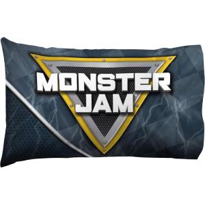 imageJay franco Monster Jam Slash 1 Single Pillowcase Features Megalodon  DoubleSided Kids Super Soft Bedding Official Monster Jam Product