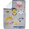 imageTed Lasso Blanket  Measures 62 x 90 inches  Fade Resistant Bedding Super Soft Fleece Official Ted Lasso Product