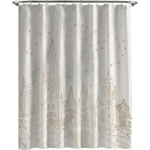 imageJay Franco Harry Potter Fabric Shower Curtain  Kids Celestial Hogwarts Neutral Bathroom Dcor
