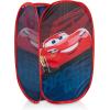 imageDisney Pixar Cars Pop Up Hamper  Lightning McQueen Racecar Mesh Laundry BasketBag with Durable Handles  Storage for Clothes and ToysBlue  Cars
