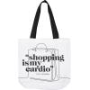 imageJay Franco Sex and The City Beach Tote Bag and Towel Set  Canvas Shoulder Handbag Measures 16 x 14 Inches Double Straps with Super Soft and Absorbent 28 x 58 Inch Beach Towel