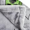 imageJay Franco Kids Plush Throw Blanket  Soft ampamp Comfy 50x70 Inches Throw for Couch or Bed  Cozy Home Dcor for Living Room ampamp Bedroom Grey  Minecraft Creeper