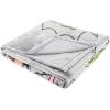 imageJay Franco Kids Plush Throw Blanket  Soft ampamp Comfy 50x70 Inches Throw for Couch or Bed  Cozy Home Dcor for Living Room ampamp Bedroom Grey  Minecraft Creeper