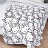 imageJay Franco Minecraft Throw Blanket with Gift Box  Plush Throw Measures 46 x 60 Inches  Super Soft Special Edition Gamer Fleece Bedding Features CreeperWhite  Hello Kitty