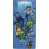 imageJay Franco Minecraft Underwater Adventure BathPoolBeach Towel  Super Soft ampamp Absorbent Fade Resistant Cotton Towel Features Alex ampamp Steve Measures 28 x 58 inches Official Minecraft ProductBlue  Minecraft