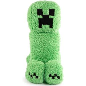 imageJay Franco Minecraft Plush Pillow Buddy  Soft Plushie Stuffed Pillow 19 Inches Gray  WolfGreen  Creeper 03
